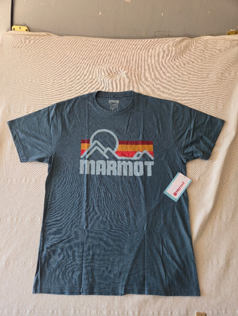 Marmot Coastal Tee SS Stargazer Heather Large Nwt